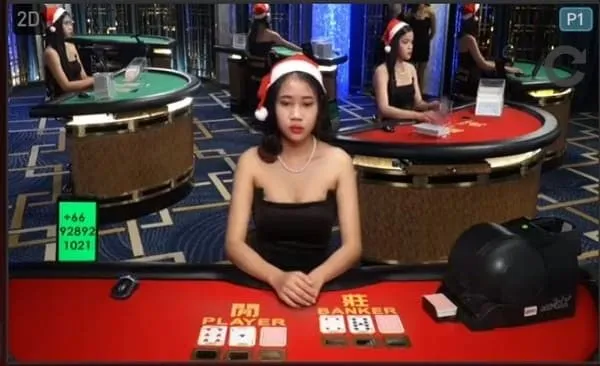 3 Card Baccarat テーブル
