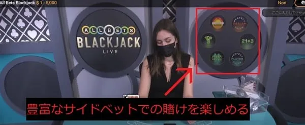 サイドベット前半