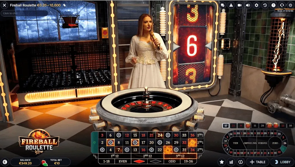 Fireball Roulette