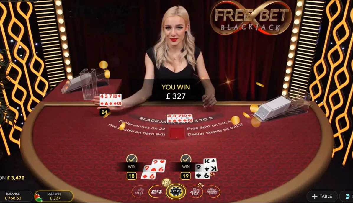 Free Bet Blackjack スタジオ