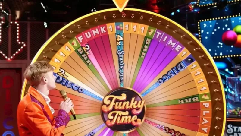 Funky Time ホイール回転シーン