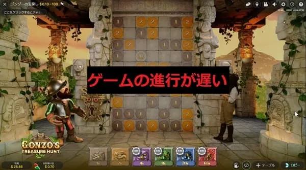 Gonzo's Treasure Hunt プライズドロップ演出