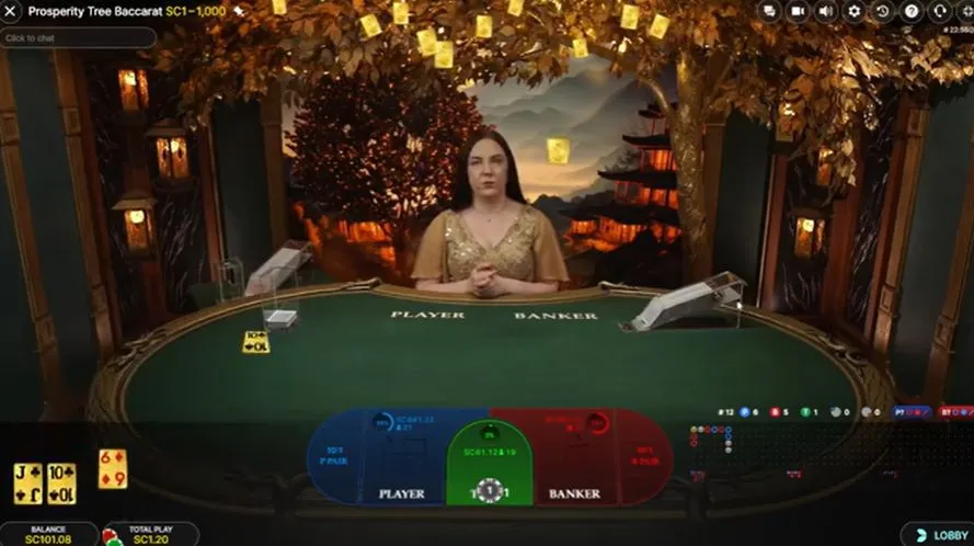 Prosperity Tree Baccarat 金の木