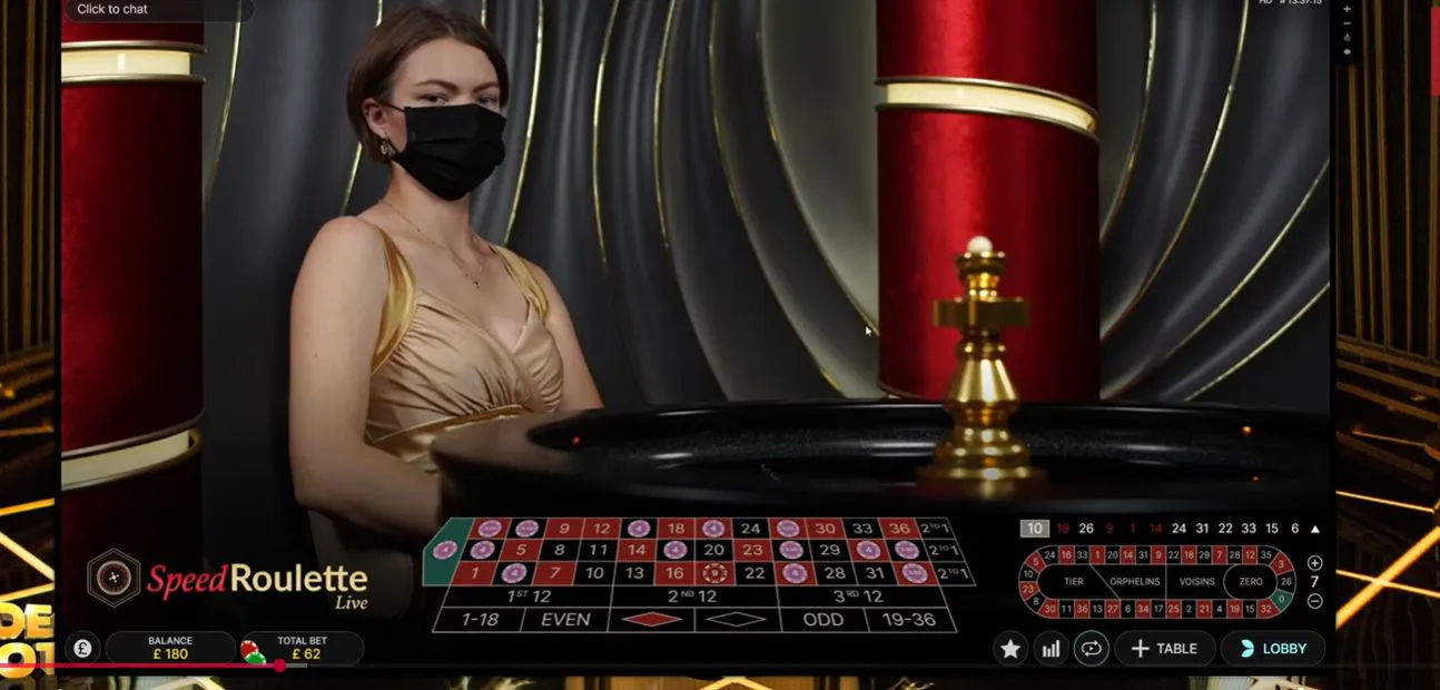 Speed Roulette スタジオ