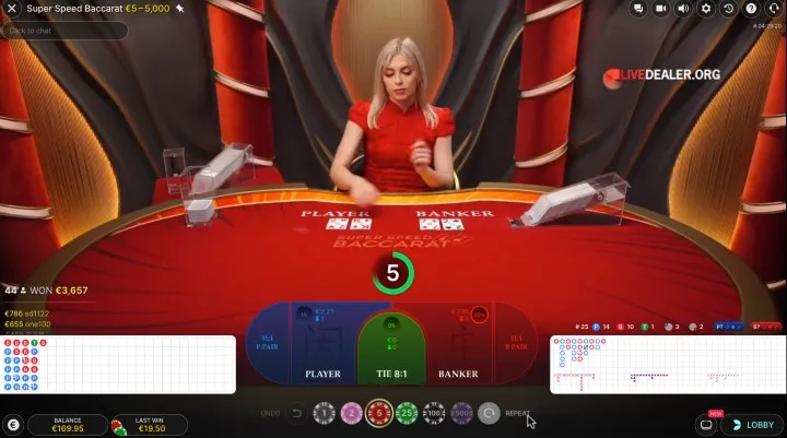 スーパースピードバカラ(Super Speed Baccarat)
