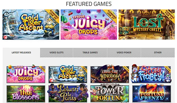 Betsoft Featured Games テーブルゲーム
