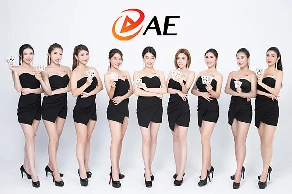 AE Sexy Gaming ディーラー集合写真