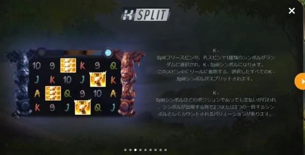 ブレイジングブルのK-Split機能説明