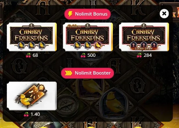 Dead CanaryのBUY機能画面