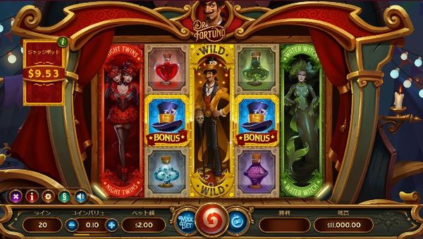 ドクターフォーチュノ(Dr. Fortuno)のゲーム画面全体