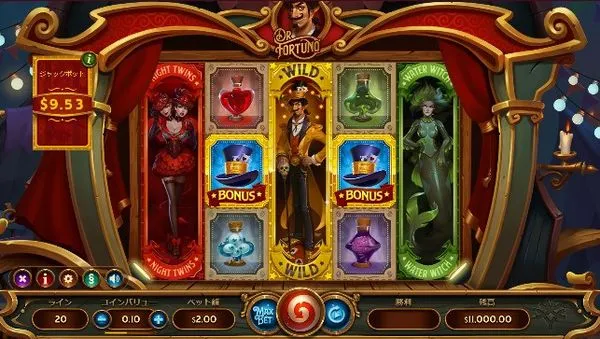 ドクターフォーチュノ(Dr. Fortuno)のゲーム画面全体