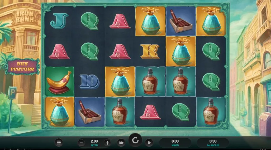 Iron Bankのゲーム画面全体