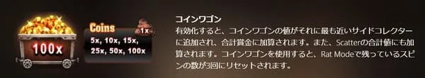 ミザリーマイニングのコインワゴン解説