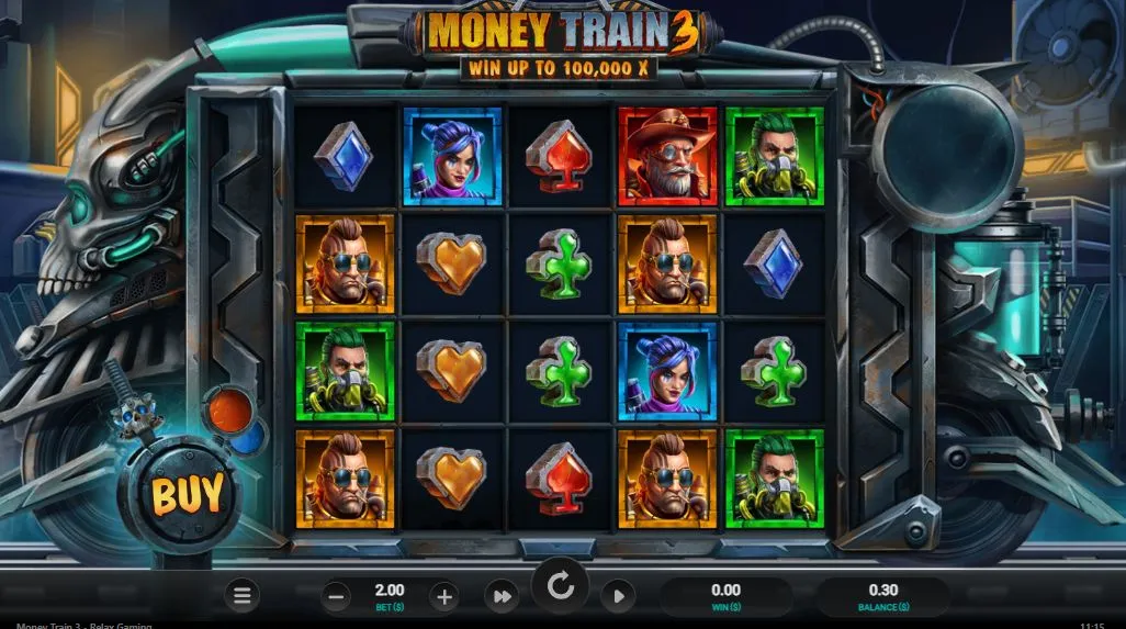 Money Train 3のゲーム画面全体
