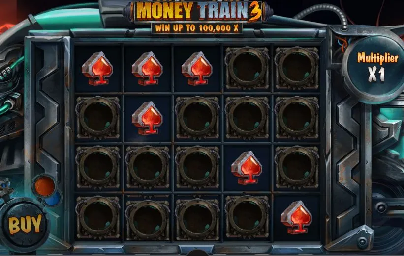 Money Train 3の配当成立の例