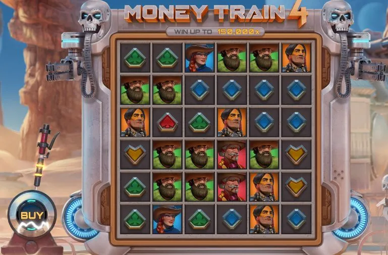 Money Train 4のゲーム画面全体