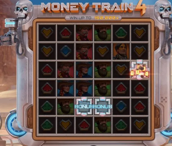 Money Train 4のスキャッター出現でFS突入