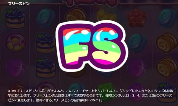 テイスティートリーツのフリースピンシンボル