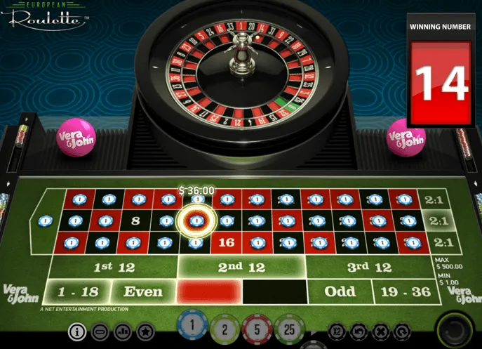 4ゲーム目 赤14で的中