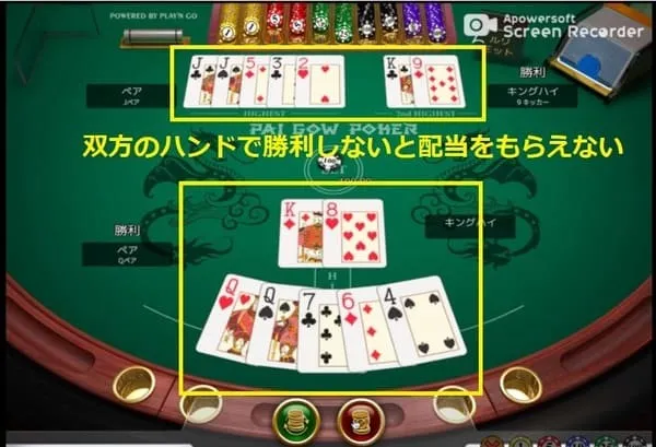 ハイハンド・ローハンド双方で比較