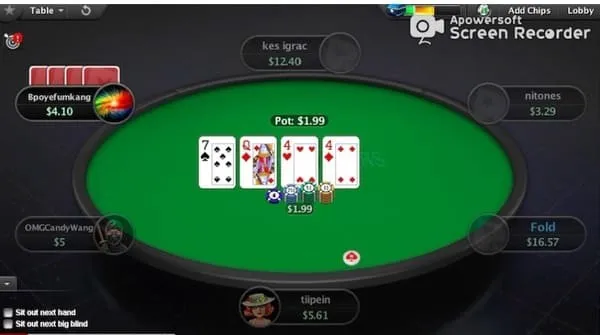 ターンラウンド - 4枚目の共有カード公開