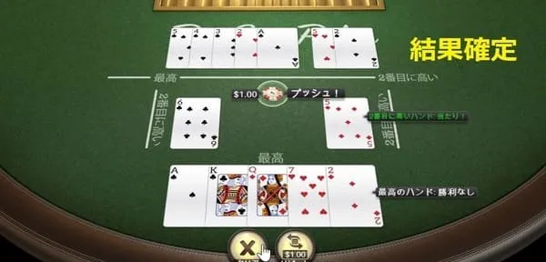 結果確定